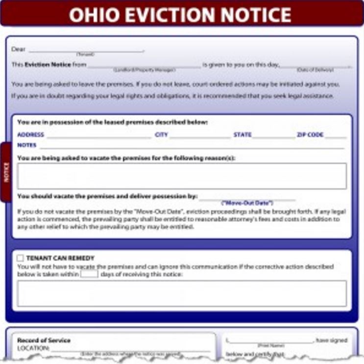 Ohio Eviction Notice