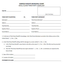 Third Party Complaint