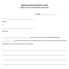 Objections to Magistrate Decision