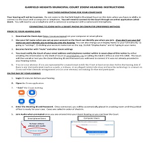 Zoom Login Instructions